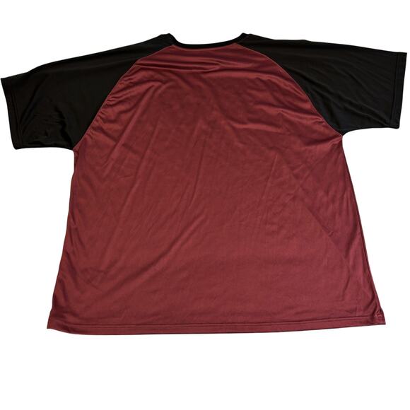 Pro Edge Mississippi State Bulldogs Shirt Mens 2XL Red Black NCAA College Tutone - Picture 6 of 7